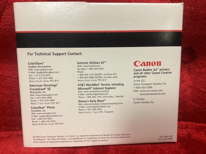 Canon Creative 3 & Printer Setup Windows 95, 98, 3.1 CD Quick Start Guide NEW gallery
