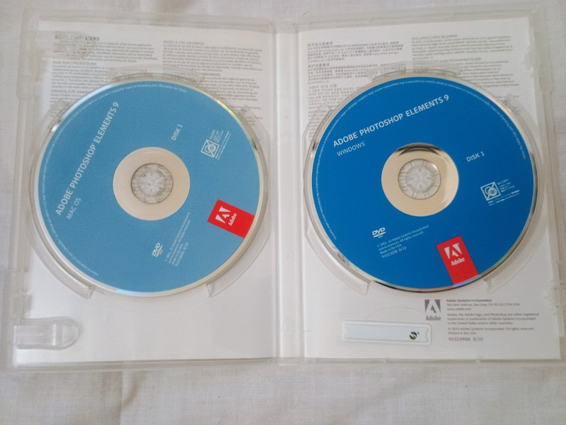 Adobe Photoshop Elements 9 (Win/Mac) 2-Discs, w/Serial Number gallery