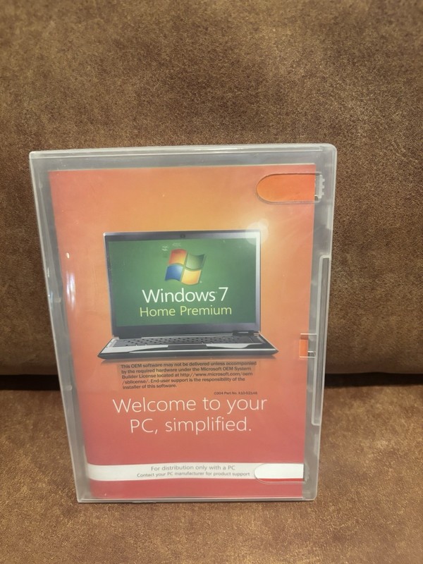 Microsoft Windows 7 Home Premium 64-Bit W/License Key OEM
