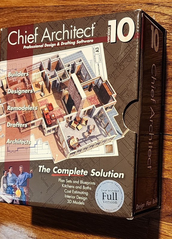 Vintage Architect Software Lot – Chief Architect 10 – Full Version