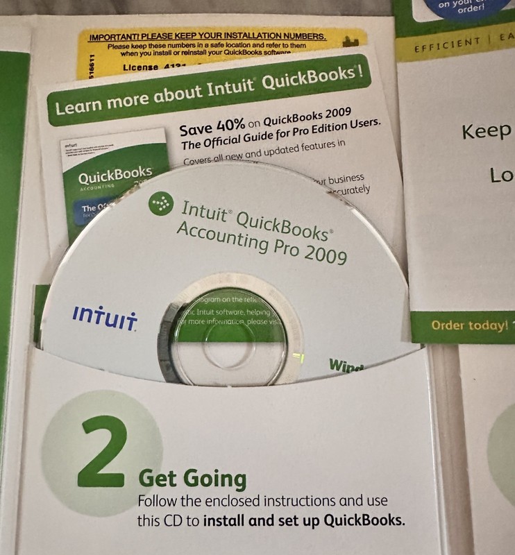 QUICKBOOKS 2009 SOFTWARE INTUIT® SMALL BUSINESS PAYROLL CHECKS with License Key! gallery