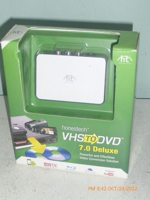 Honestech VHS to DVD/Blu-ray 7.0 Deluxe Video Conversion Solution HD Edit NIB