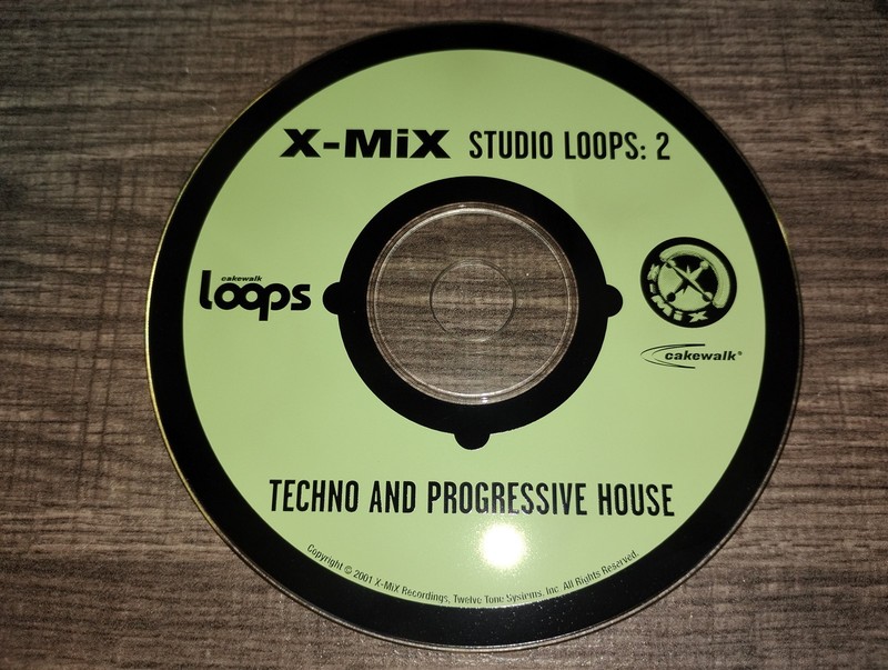X-MiX Studio Loops 2 Techno & Prog House for Cakewalk PC CD-ROM Twelve Tone 2001