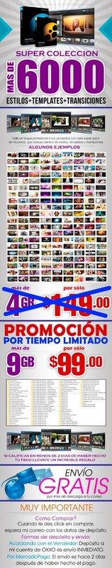 +6000 Templates, Transitions and Styles ProShow Producer gallery