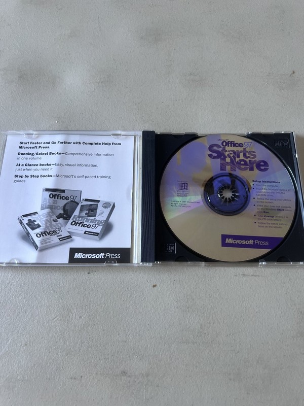 Microsoft Office 97 Starts Here Interactive Training Software Windows CD-ROM gallery