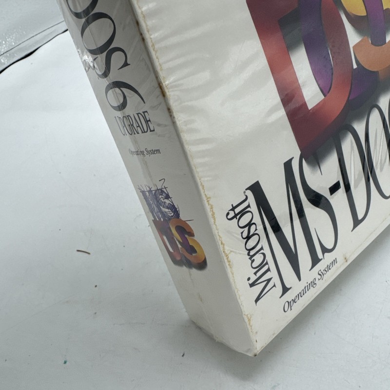 MS-DOS 6.0 Upgrade Operating System 3.5" Floppy Discs Sealed New In Box gallery