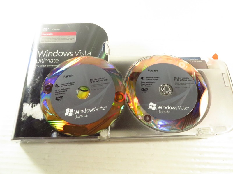 Genuine Microsoft Windows Vista Ultimate Upgrade Version 32/64 Bit W/Product Key gallery