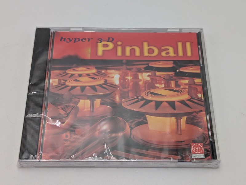 Virgin Interactive hyper 3-D Pinball Sealed CD Arts & Culture PC Game