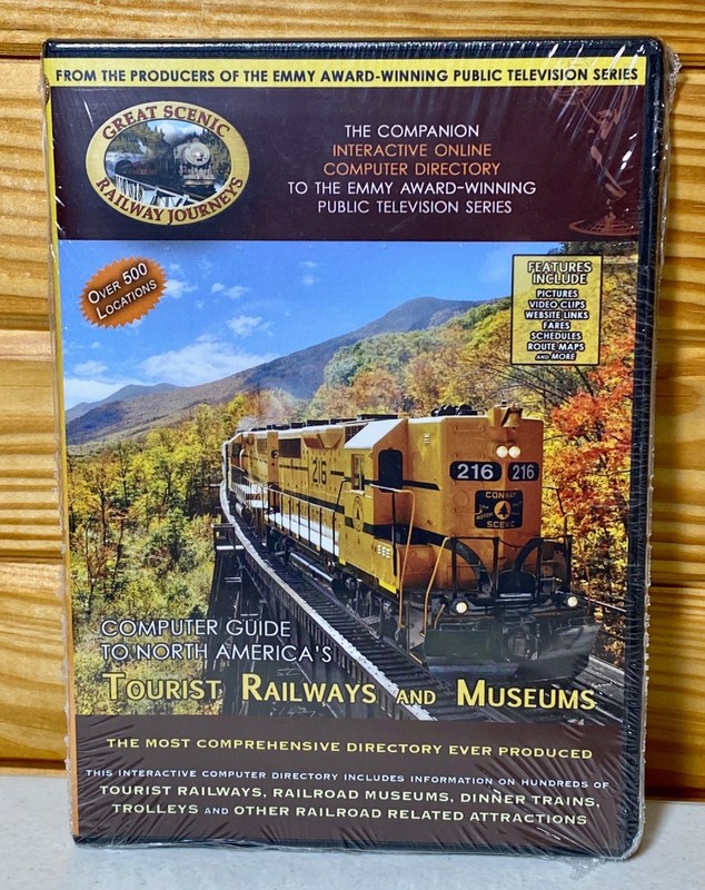2019 Tourist Railways and Museums Interactive CD-ROM Directory NEW SEALED