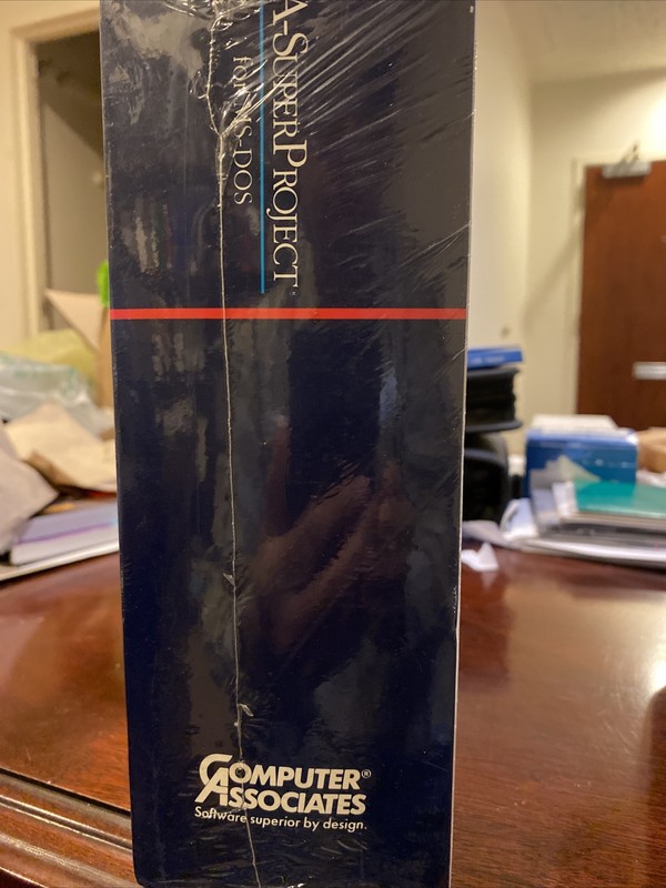 BRAND NEW CA-SuperProject For MS-DOS Still In Shrink Wrap. Absolutely RARE. gallery