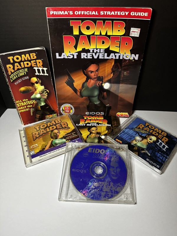 Tomb Raider : The Last Revelation Big Box PC Game (1999) Edios Untested