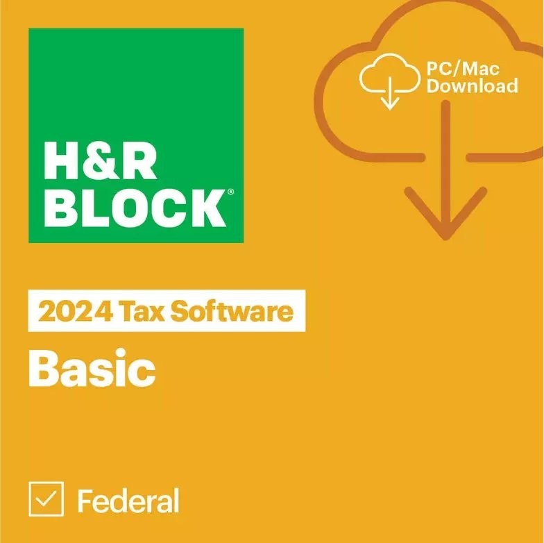 New 2024 H&R Block Tax Software Basic Edition for PC/MAC [Key Card] gallery