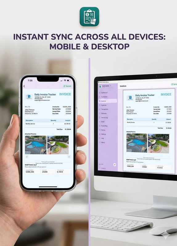2026 Invoice Generator, Receipt Tracker, Financial & Budget Tracker Windows/Mac gallery