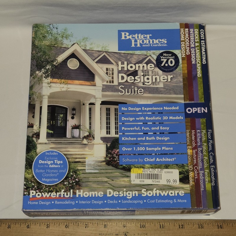 Better Homes And Gardens Home Designer Suite software design your own home