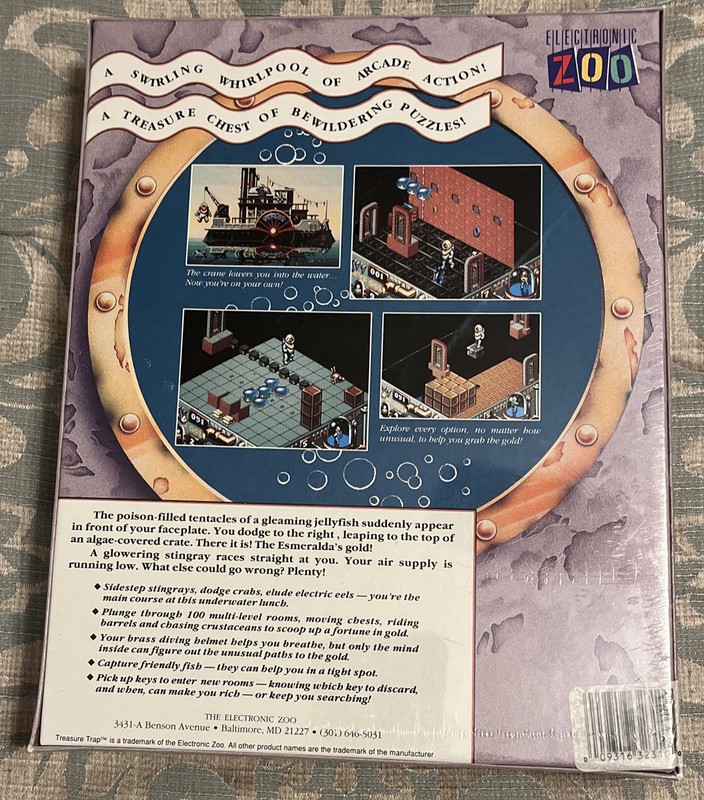 NEW UNOPENED Treasure Trap IBM-PC Tandy gallery
