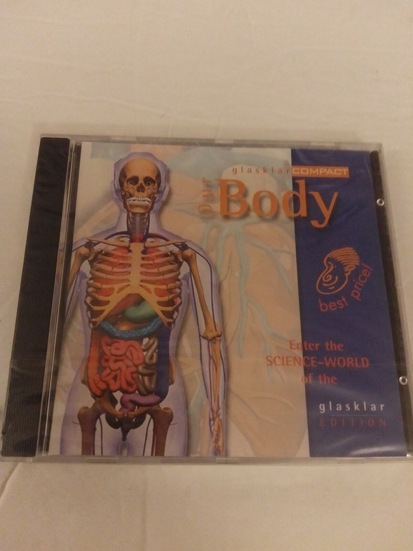 Glasklar Compact Our Body Intuitive Interactive Informative CD-ROM For WIndows