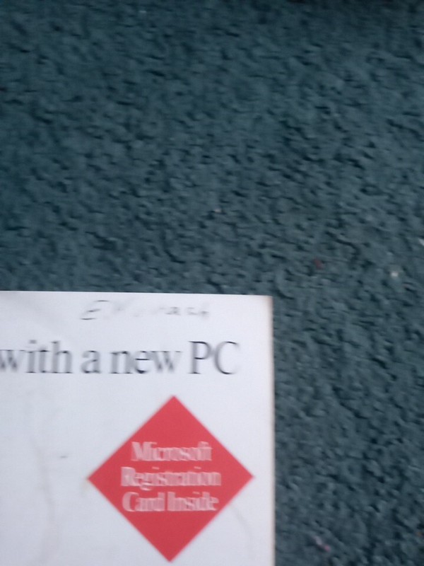 Early Vintage Microsoft Windows For Workgroups & MS-DOS Book Printed USA in 1994 gallery