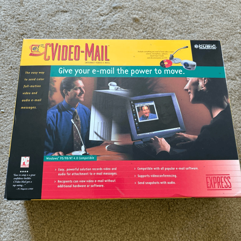 Vintage Cubic Corporation CVideo-Mail Internet Video Email