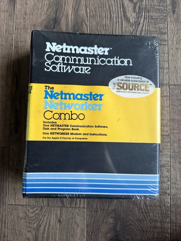 Netmaster / Zoom Communication Software Apple II Series IIe IIc 5.25″ Disk II+