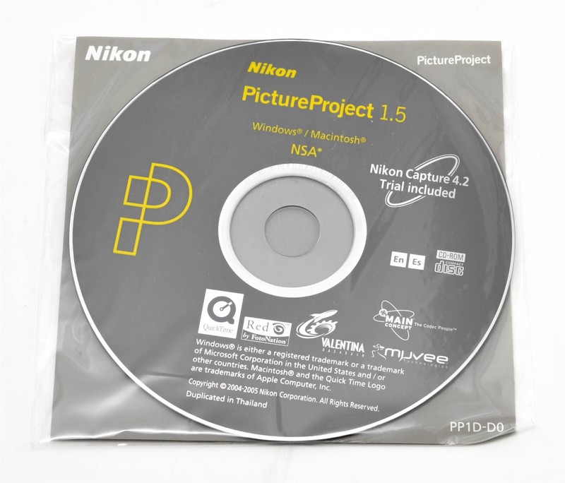 NIKE PICTURE PROJECT 1.5 WINDOWS MAC MACINTOSH PICTUREPROJECT CD ROM