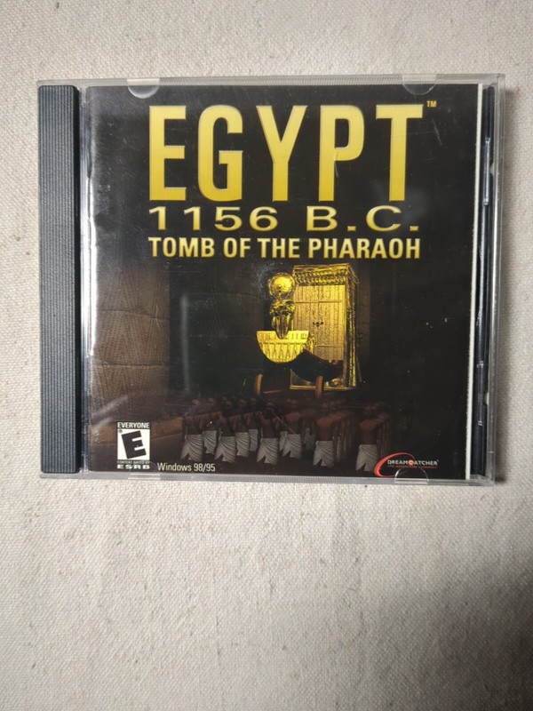 Egypt 1156 B.C. Tomb of the Pharoah Pc Video Game. Windows 95 And 98