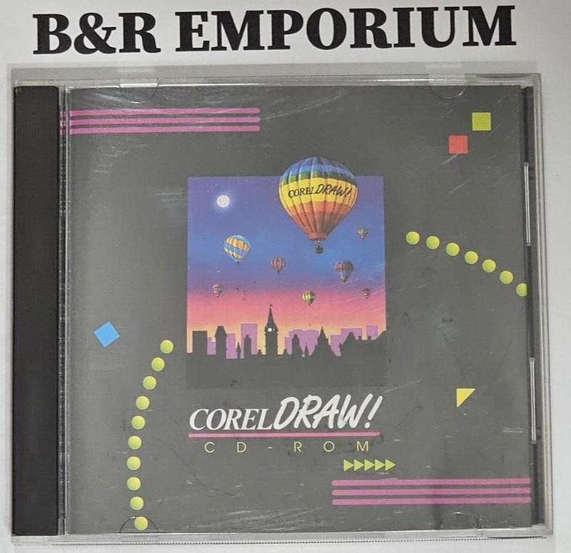 CorelDraw! 3.0 – (1991 Import-Canada Corel Systems) – Used CD-ROM