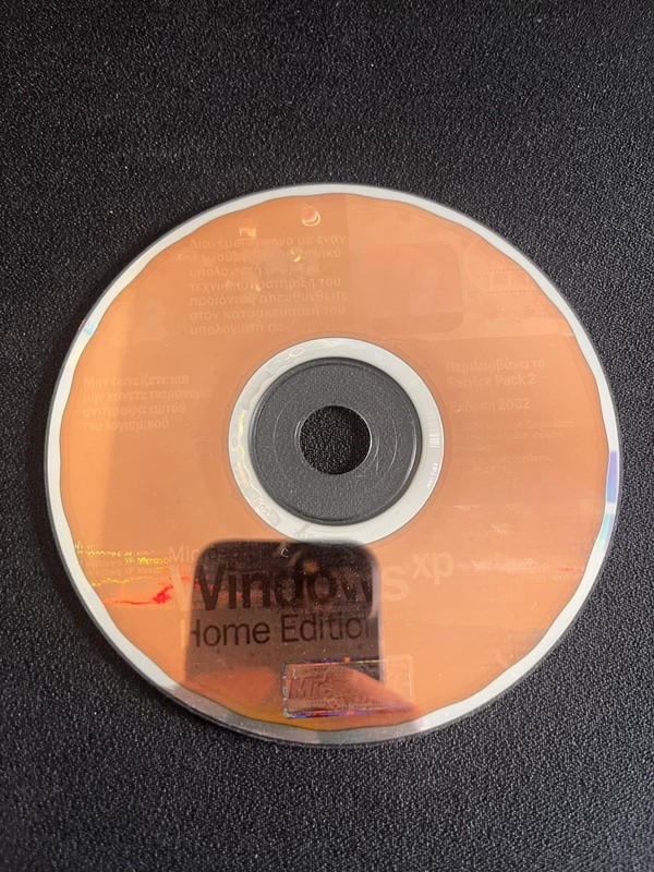 Microsoft Windows XP Home Edition OEM CD Greek SP2 2002 Edition