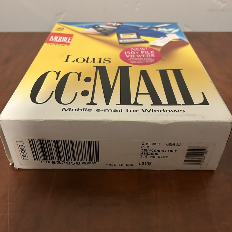 Lotus cc Mail Version 2.2 Mobile Email For Windows The Total Messaging Solution gallery