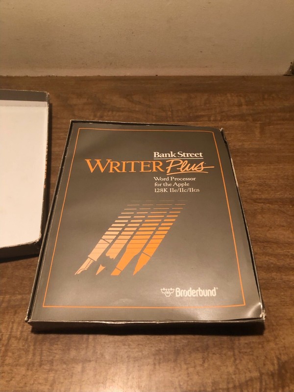 Bank Street Writer PLUS Word Processor Software for Apple IIe IIc IIGS gallery