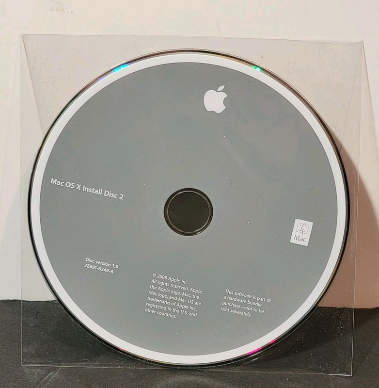 Macintosh iMac OS X 10 Jaguar V10.2 Mac Install Restore Software CDs Discs 2002