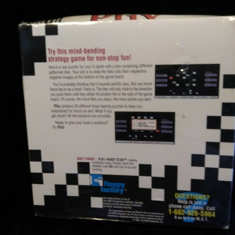 1994 Vintage Plix Computer Game PC Version IBM/Tandy/MS-DOS 3.5” Disk Rare gallery