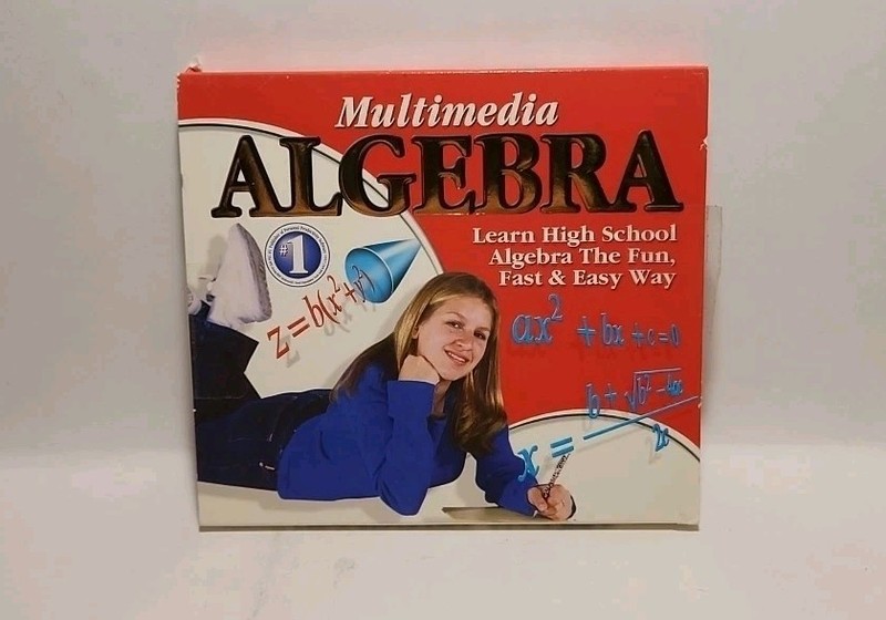 Cosmi Multimedia Algebra Windows PC CD-ROM Learn the Fast & Easy Way (NEW) 5799