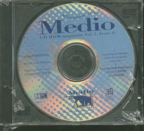 Medio CD Magazine Vol.2 Issue 6 All the World on CD, Vintage Software New Unused