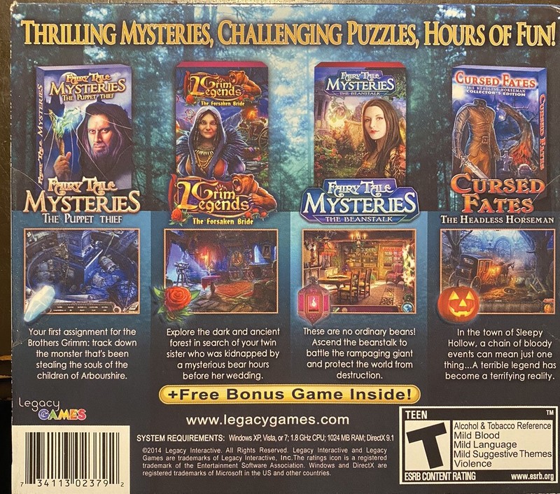 Amazing Hidden Objects Games 4 Pack Once Upon a Time PC Computer Games gallery