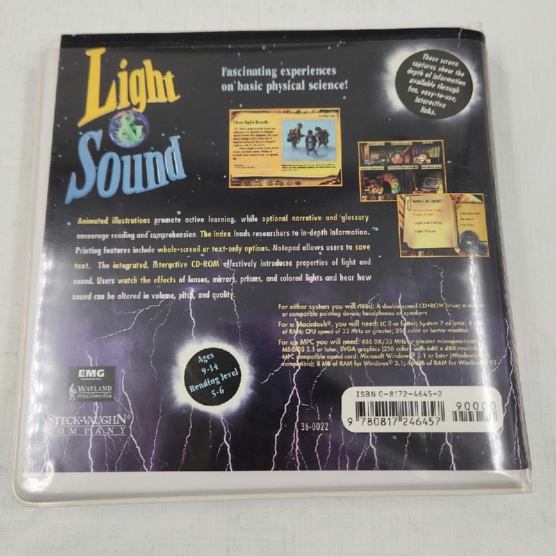 Steck-Vaughn Co Light and Sound Integrated Interactive CD-ROM on Basic Physics gallery