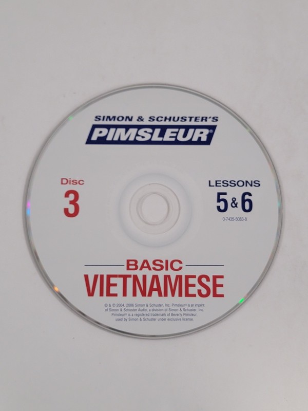 5 Basic Vietnamese Loose Discs Language Audio CDs - Pimsleur (Units 1-10) gallery