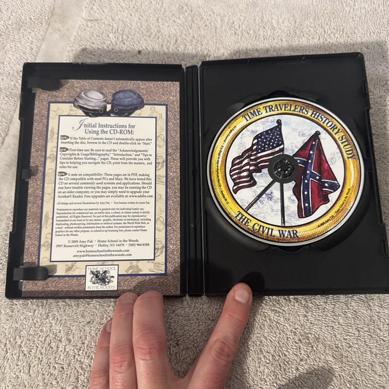 History Study Time Travelers CD ROM The Civil War gallery