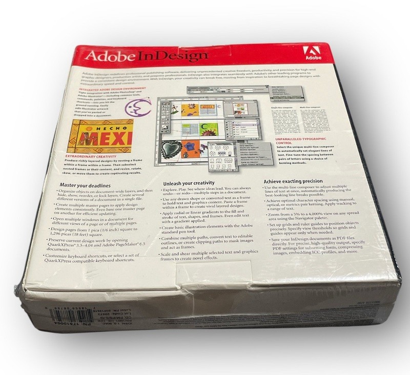 Adobe InDesign 1.0 For Macintosh- Promo Version New Sealed gallery