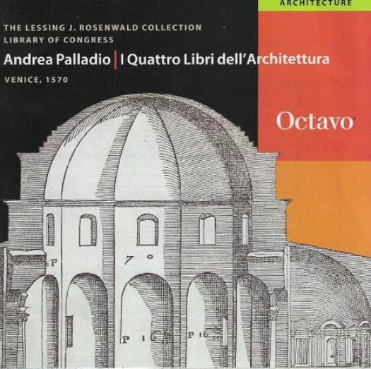 Andrea Palladio: I Quattro Libri Dell’ Architettura PC MAC CD-ROM architecture
