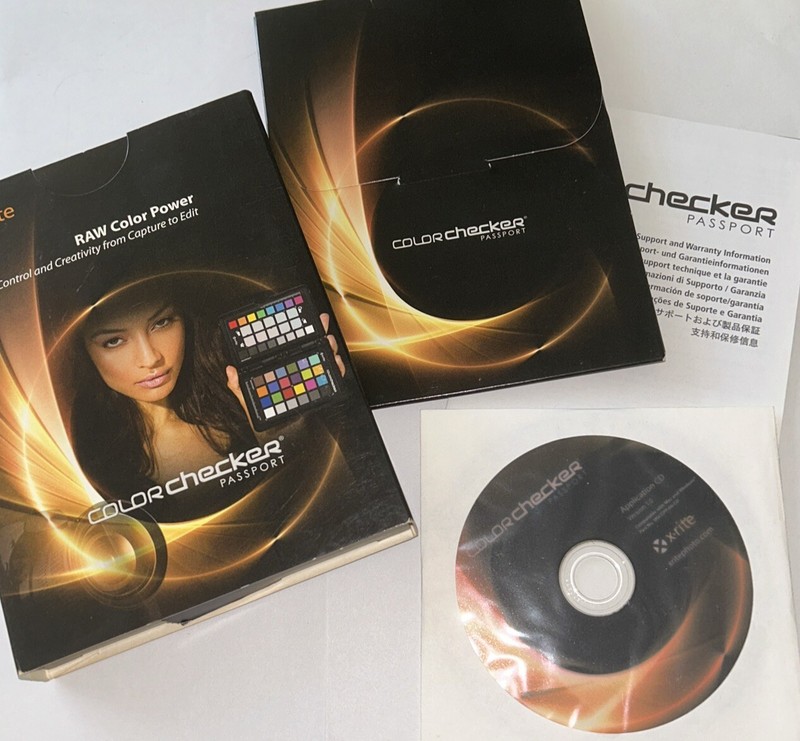 X-Rite ColorChecker Passport Photo * APPLICATION CD Software Disk Only MINT DVD