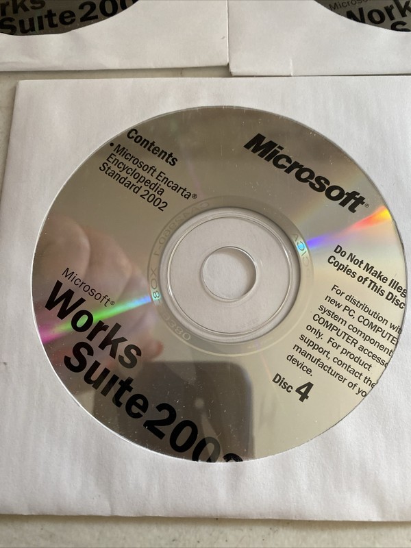 Microsoft Works Suite 2002_ Word, Money, Works, Encarta, Street & Trips, Picture gallery