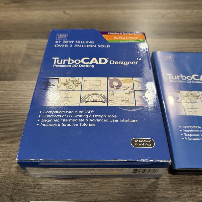 IMSI Design TurboCAD Designer 14 Software 2D Training Software Windows XP Vista gallery