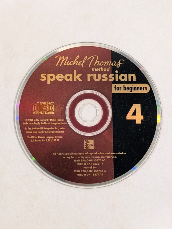 Russian Loose Language Lesson 4 Audio CD | Michel Thomas | Replacement Disc