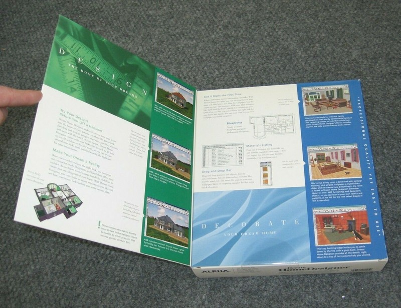 Alpha Software PC Vintage Computer DREAM HOME DESIGNER 1997 CD-ROM NEW Win 95 gallery