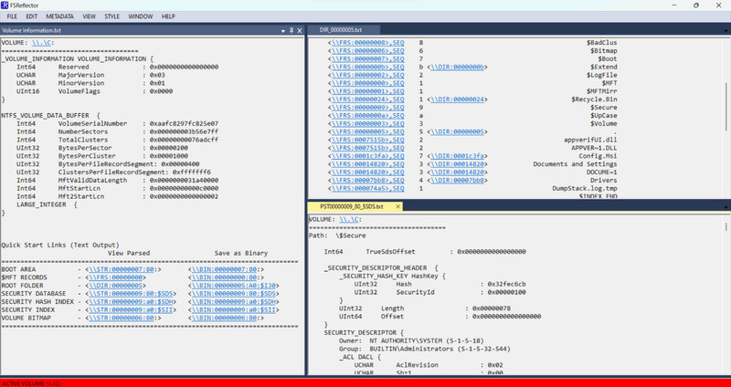 FSReflector for Windows - Forensics and Data Recovery gallery