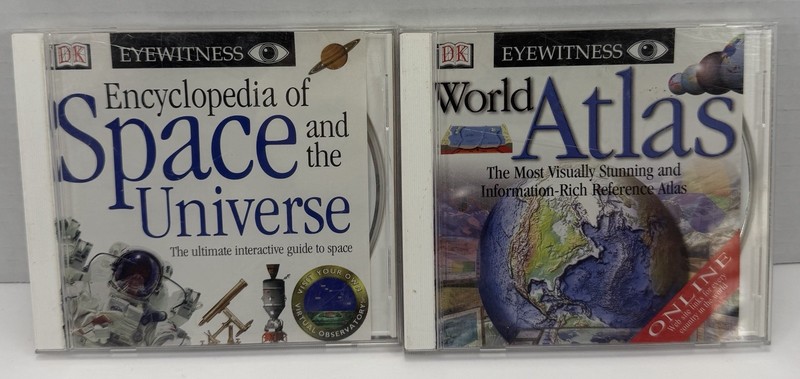 Eyewitness PC CD World Atlas & Encyclopedia Of Space And The Universe Used