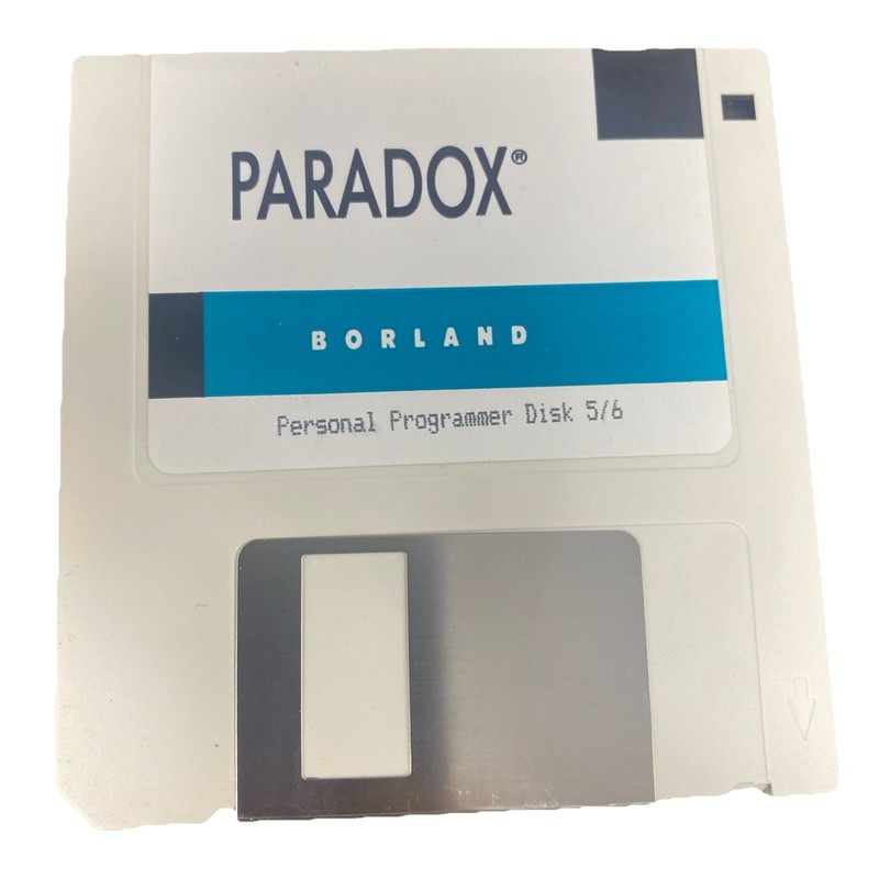 4 Vintage Borland Paradox 3.5 Disks 1988 gallery