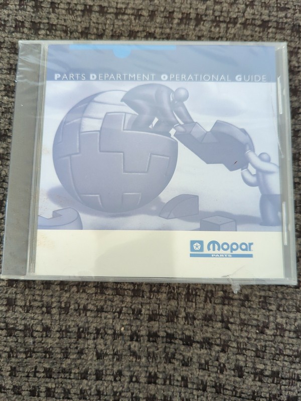 Mopar Parts – Parts Department Operational Guide CD. New. Sealed