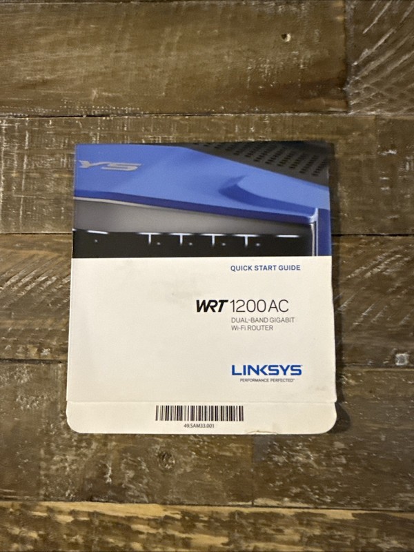 Linksys WRT 1200AC Quick Start PC Cd Rom