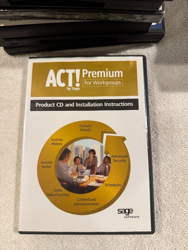 Act! Premium for Workgroups – Sage Software – VERY GOOD CONDITION!!!